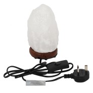 Himalayan Rare White Salt Lamp 1-2KG 14-17cm 2 