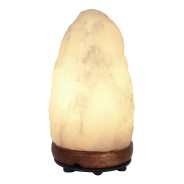 Himalayan Rare White Salt Lamp 1-2KG 14-17cm 3 