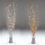 1m Metallic Wire Twig Lights with Warm White LEDs 1 