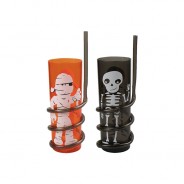 Spooky Spiral Straw Tumblers (2 Pack) 1 