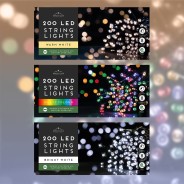 200 LED Battery Operated String Lights with Timer 1 