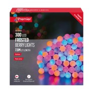 300 LED Frosted Berry Lights - Rainbow 7.5M 2 