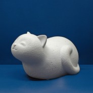 3D Ceramic Smiley Cat Lamp 3 