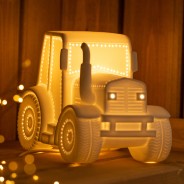 3D Ceramic Lamp Tractor 1 