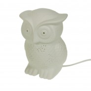 3D Ceramic Lamp Owl 2 