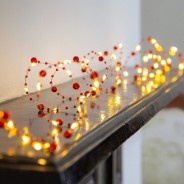 3M Red Berry String Lights - Battery Operated 2 