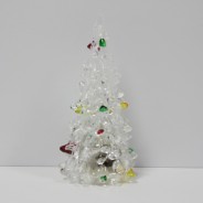 5" Clear Crystal Colour Changing Xmas Tree 5 