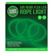 5m LED Neon Flex Rope Lights  11 Green