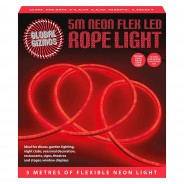 5m LED Neon Flex Rope Lights  12 Red