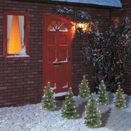 6 Piece Christmas Tree Path Light Set 2 