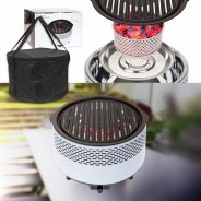 BCO Smokeless Charcoal BBQ Grill - Grey 3 BBQ supplied has grey outer