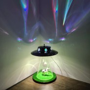 Alien Abduction Lamp with Aurora LED Effect 2 