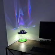 Alien Abduction Lamp with Aurora LED Effect 7 