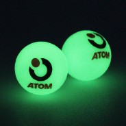 ATOM Glow UV Golf Balls - 2 Pack 2 Natural Glow-in-the-dark