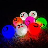 ATOM Mixed Colour LED Light Up Golf Balls - 6 Pack 3 