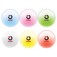 ATOM Mixed Colour LED Light Up Golf Balls - 6 Pack 8 