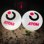 ATOM White LED Golf Balls - 2 Pack 2 