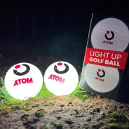 ATOM White LED Golf Balls - 2 Pack 4 