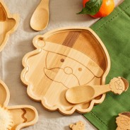 Eco Bamboo Plates in Four Festive Designs 3 