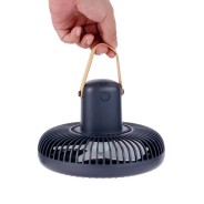 Portable Detachable Desk Fan with Light 5 Perfect for hanging in a tent