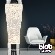 BIG BLOB Silver Glitter Lamp  3 