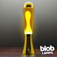 BIG BLOB Metallic Gold Lava Lamp - Yellow/Yellow 6 