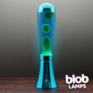 BIG BLOB Metallic Blue Lava Lamp - Green/Blue 6 