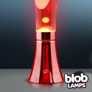 BIG BLOB Metallic Red Lava Lamp - White/Red 4 