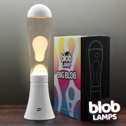 BIG BLOB White Lava Lamp - White/Clear 4 