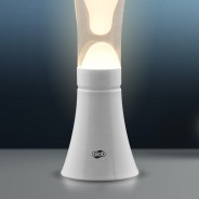 BIG BLOB White Lava Lamp - White/Clear 5 