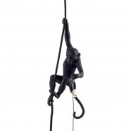 Seletti Black Outdoor Monkey Lamps 10 Rope