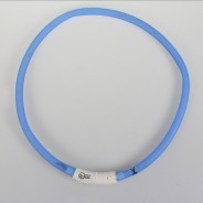 Blue Rechargeable Flashing Band for Dogs 4 
