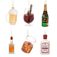 Beautifully Boozy Baubles Glass Ornaments 10 