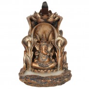 Bronze Ganesh Backflow Burner 4 