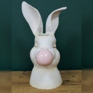 Bubble Gum Bunny Vase 5 