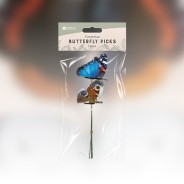 Fluttering Butterfly Clips and Picks - 4 Pack 5 Butterfly Picks - 4 Pack