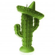 Cactus Sombrero Candle Green 3 