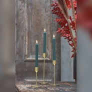 Gold Candlesticks - 3 Pack by Lightstyle London 3 