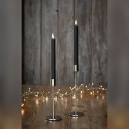 Silver Candlesticks - 3 Pack by Lightstyle London 4 