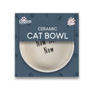 Ceramic Cat Bowl - Nom Nom Nom 4 