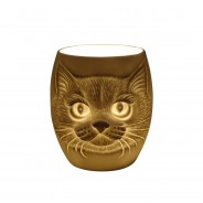 Cat Face Porcelain Tealight Holder 1 