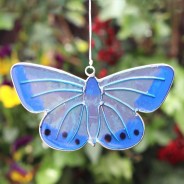 Chalkhill Blue Butterfly Sun Catcher 1 