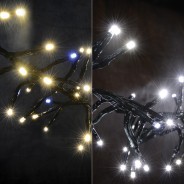 Cluster LED Timer Fairy Lights with Twinkle Effect  1 