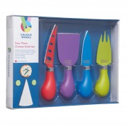 Colourworks Bright 4 Piece Cheese Knives 2 