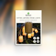 Cotton Lantern String Lights - Weather Resistant 2 