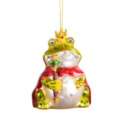 Crazy Christmas Critters Glass Bauble Ornaments 2 11.1cm Tall