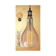 Giant Dimmable Antique LED Filament Bulbs 2 Teardrop PS160