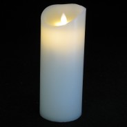Dancing Flame Candles Ivory  5 Large