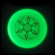 Dirty Disc Ninja Star Glow Frisbee - Professional Disc 9 