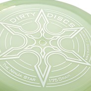 Dirty Disc Ninja Star Glow Frisbee - Professional Disc 2 